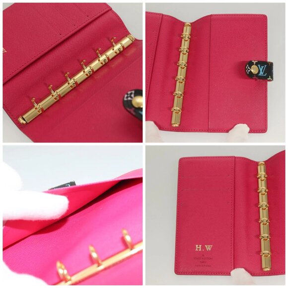 LOUIS VUITTON Multicolor Agenda PM Day Planner Cover Black - Picture 16 of 16